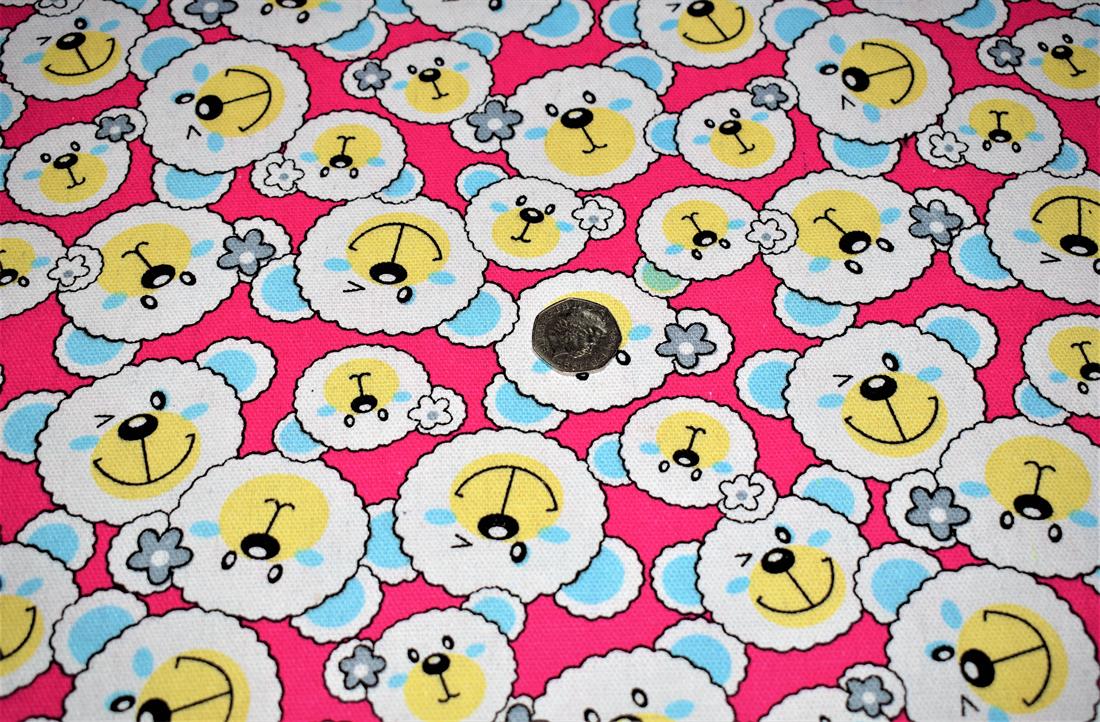 COL 1 Cotton Smiling Bears