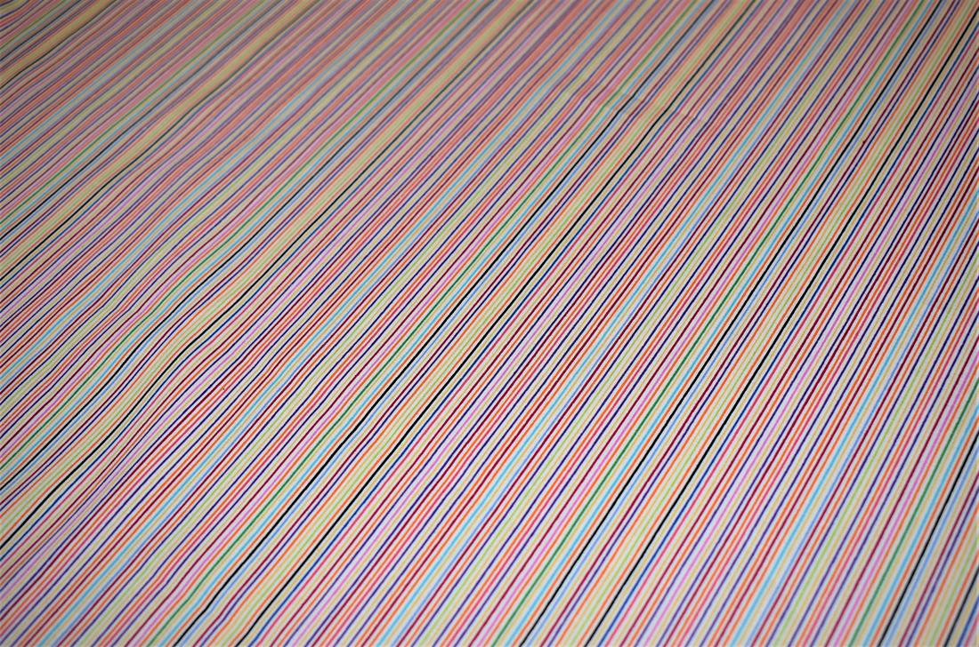 COL 1 Cotton Stripes Print