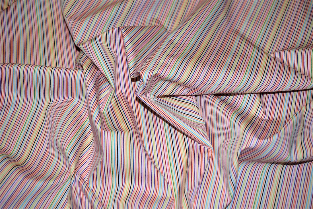 COL 1 Cotton Stripes Print