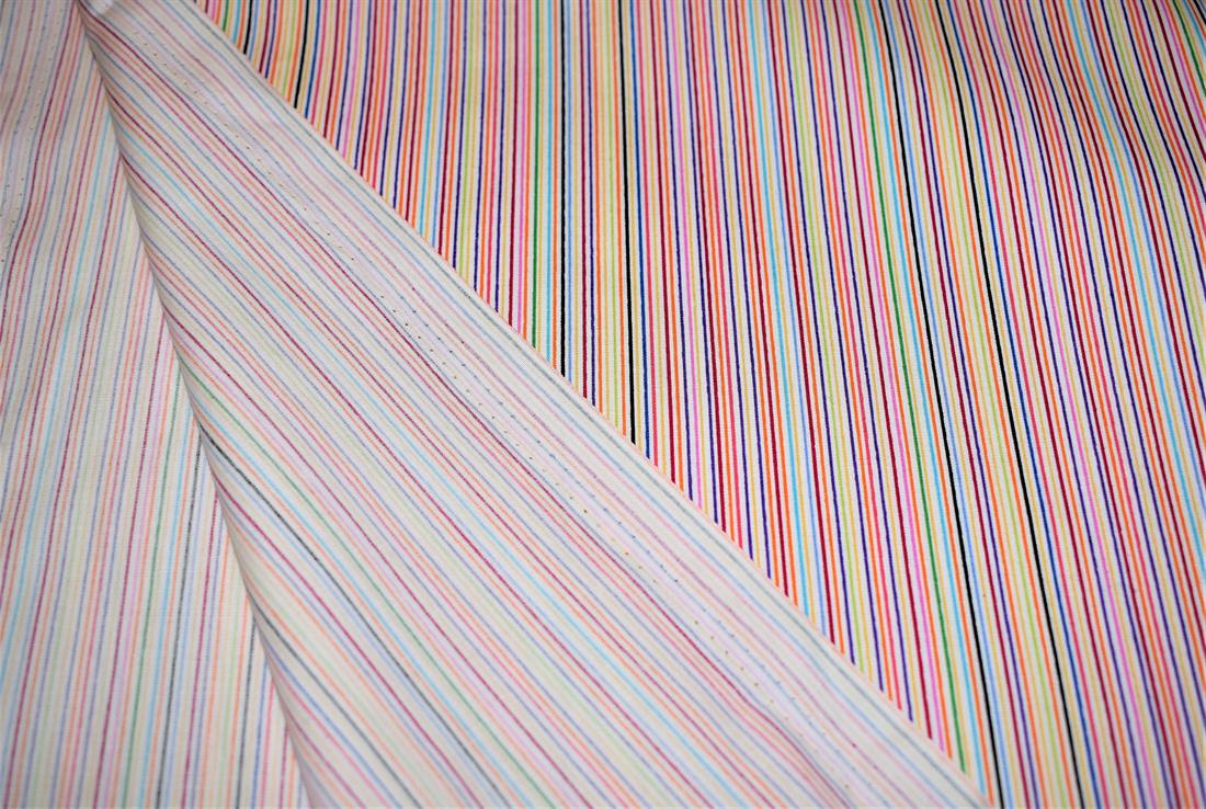 COL 1 Cotton Stripes Print