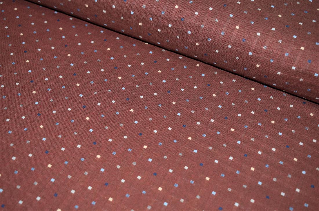 Brown Printed Cotton Fabrics