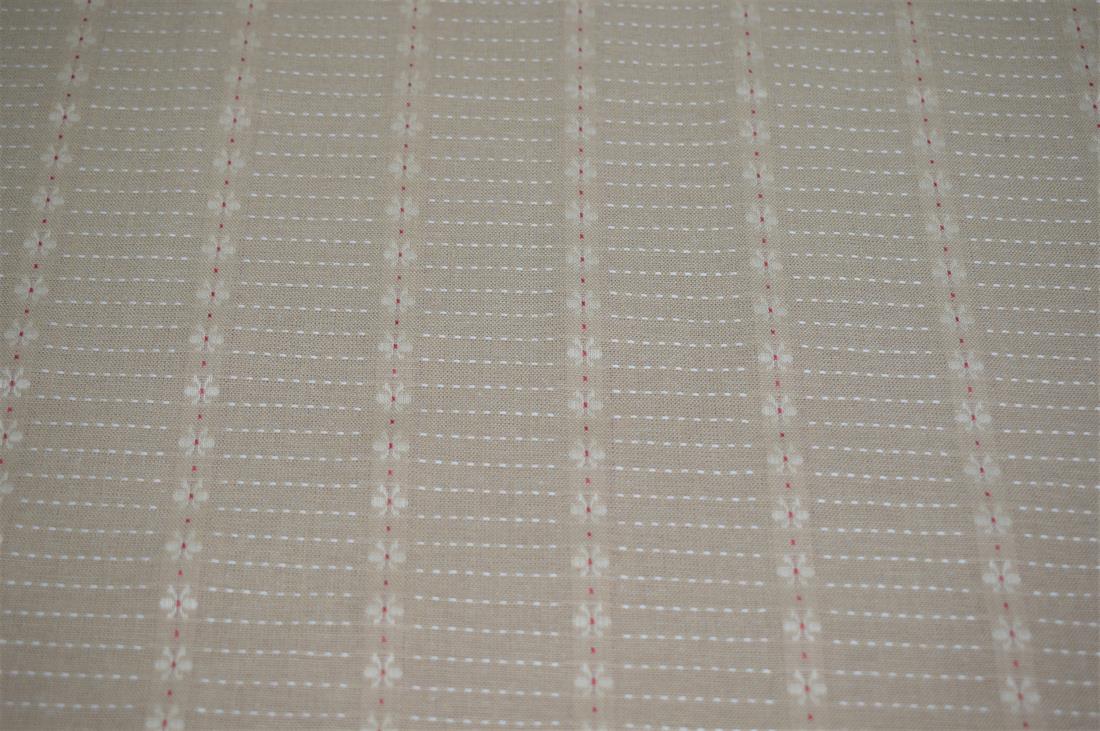 Cream Printed Cotton Fabrics