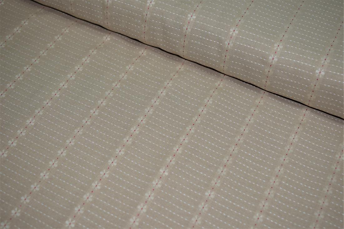 Cream Printed Cotton Fabrics