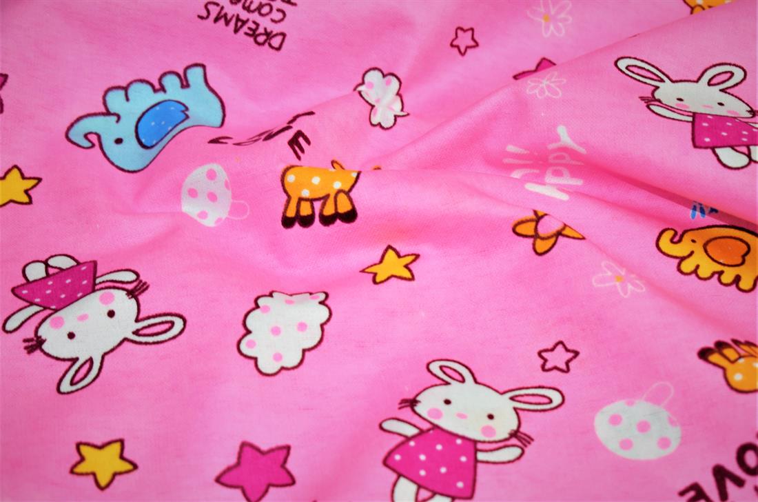 Pink Cotton My Love Fabric