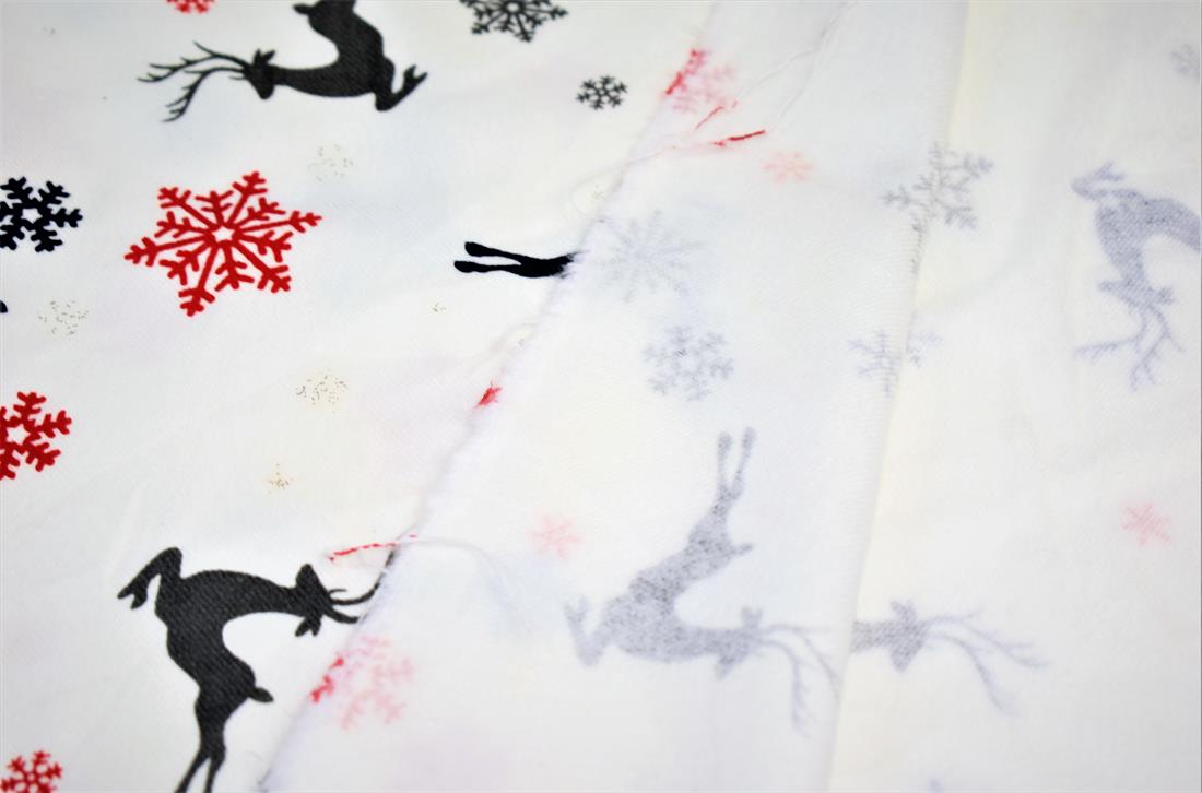 White Cotton 1001 Reindeer