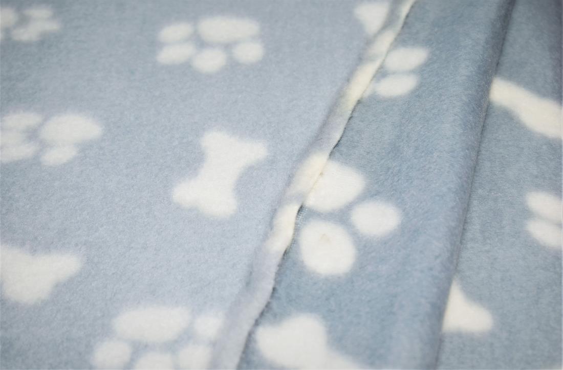 Light Grey Dog Bones Print