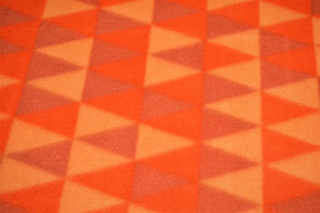 Orange Geometric Print