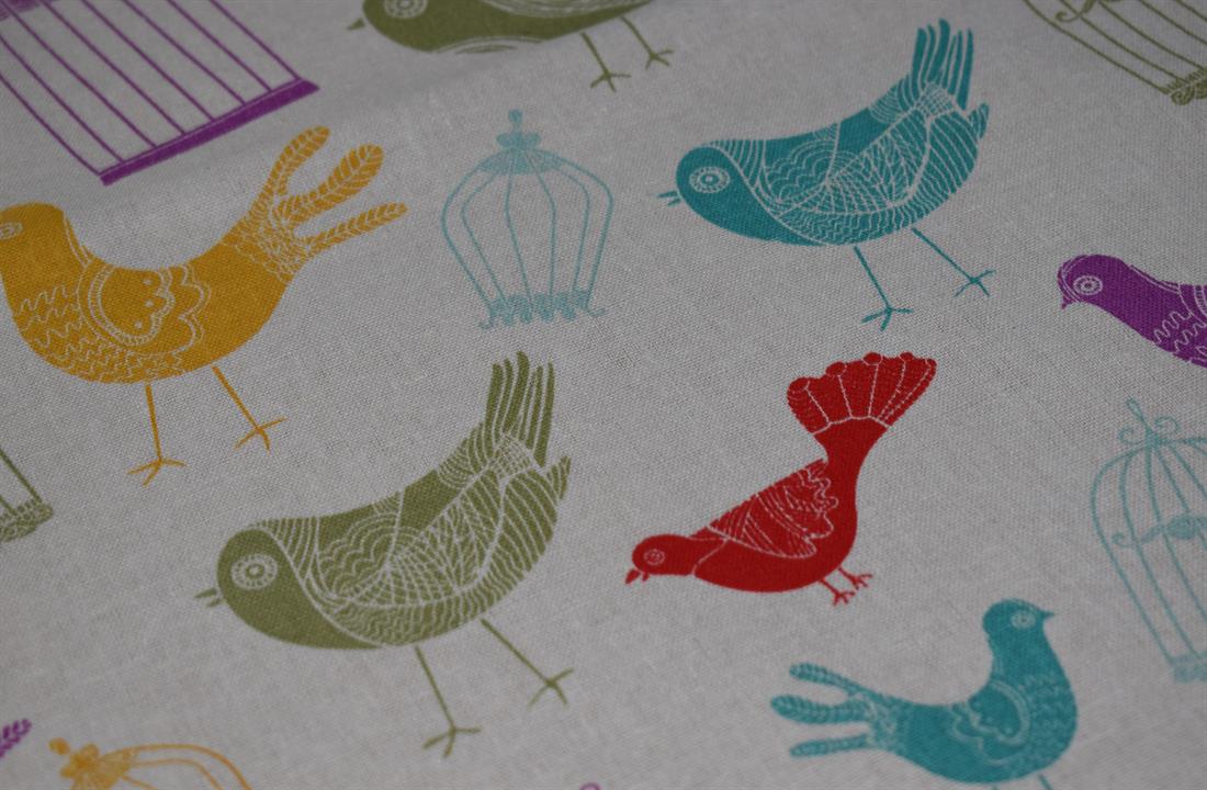 Multicolour Cotton Printed Canvas Fabric