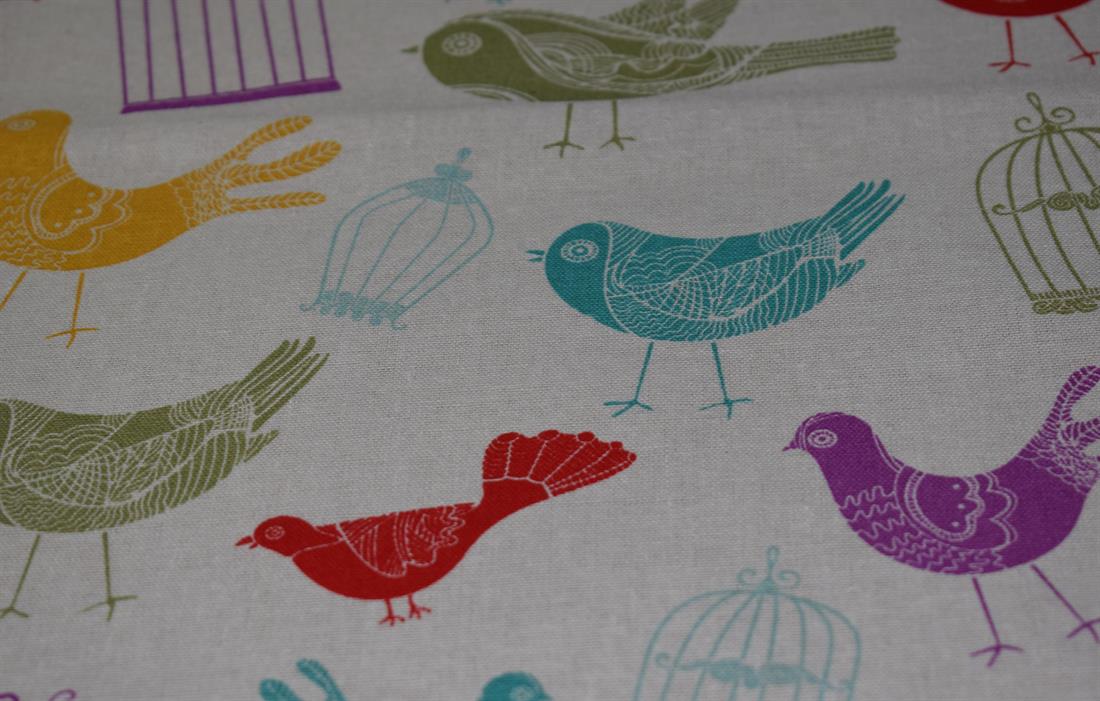 Multicolour Cotton Printed Canvas Fabric