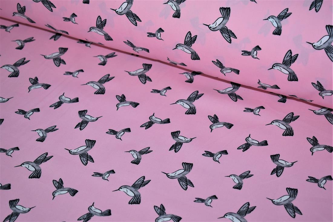 Pink Printed Cotton Fabrics