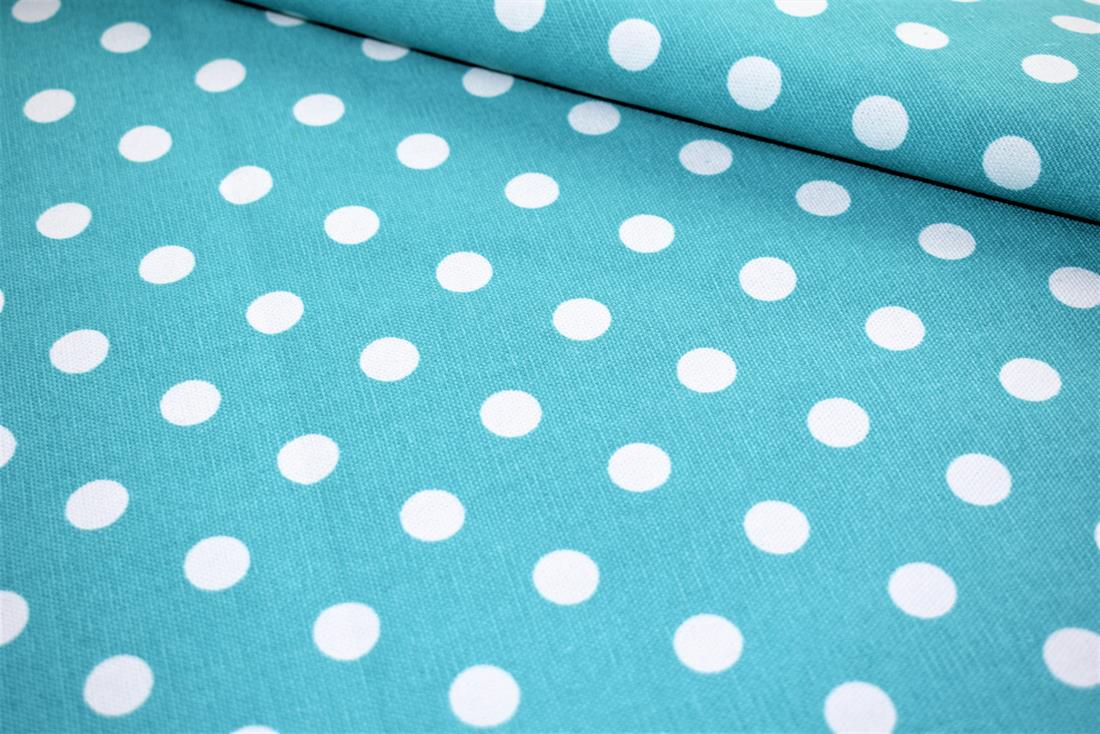 Light Blue Cotton Polka Dot