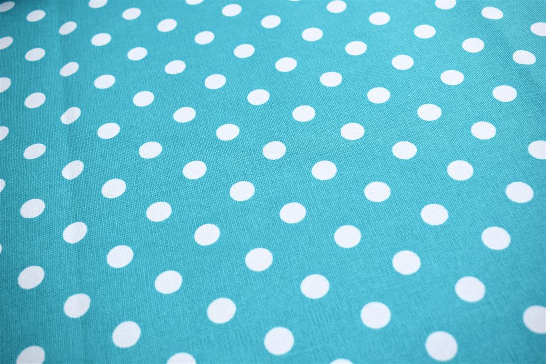 Light Blue Cotton Polka Dot