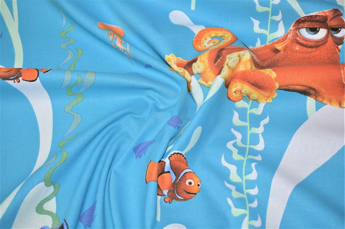 Light Blue Nemo Printed Design