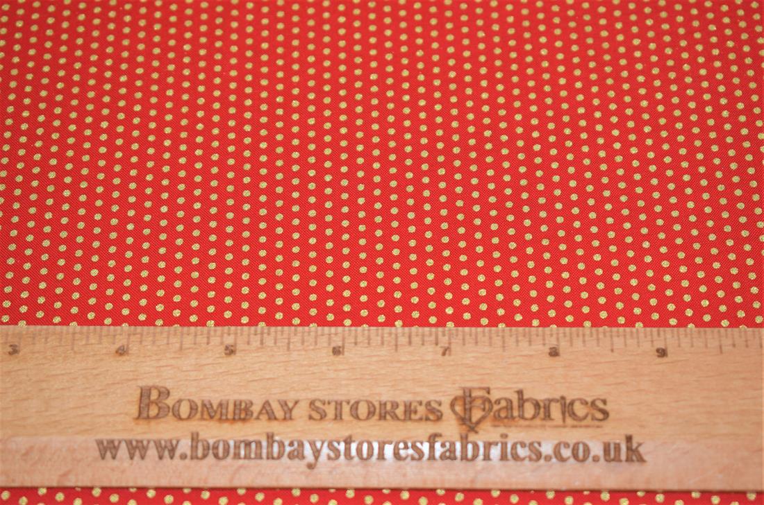 Red Printed Cotton Fabrics