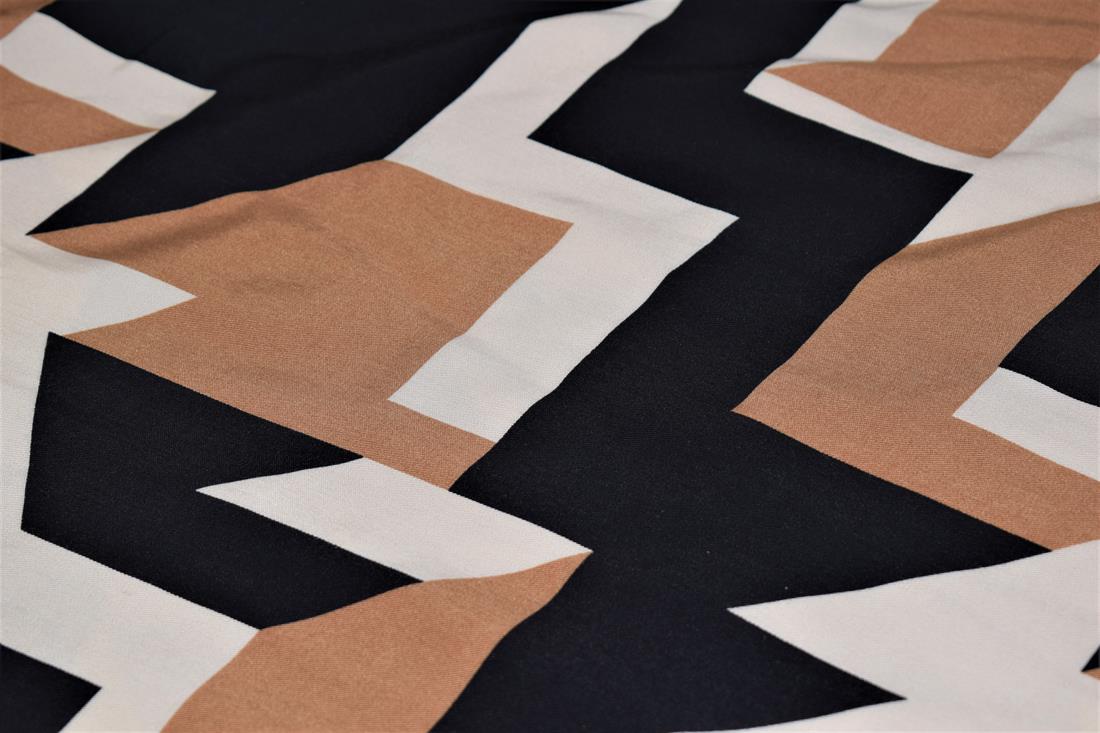 Black And Brown Geometric
