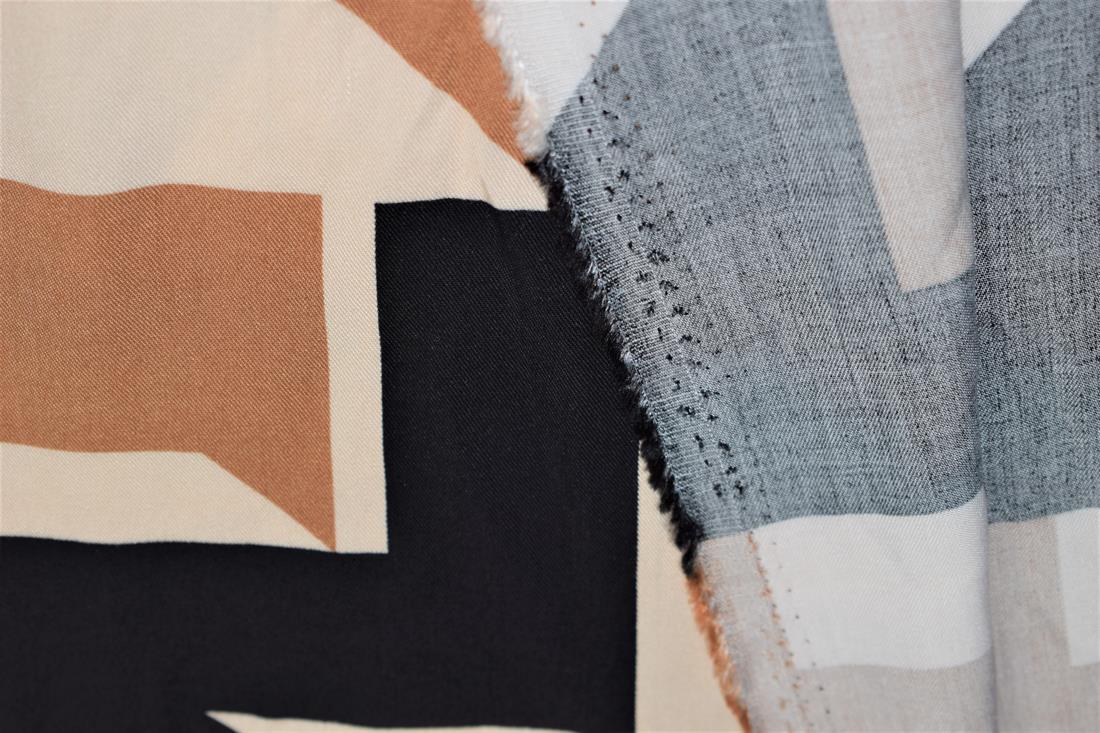 Black And Brown Geometric