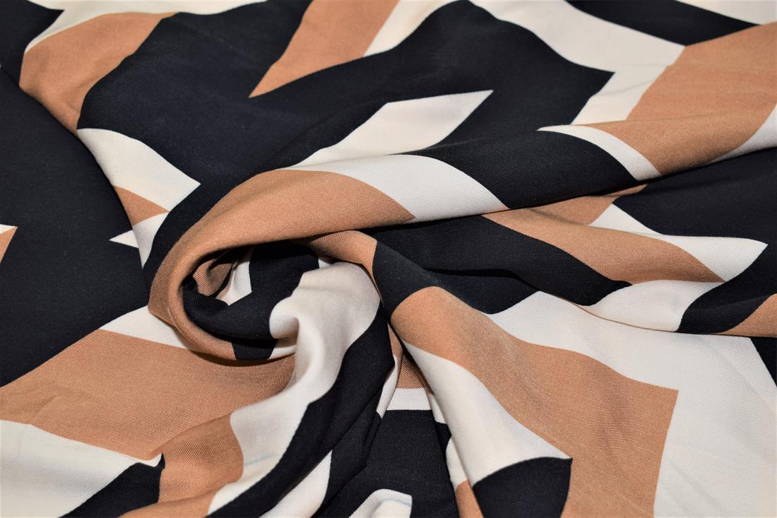 Black And Brown Geometric