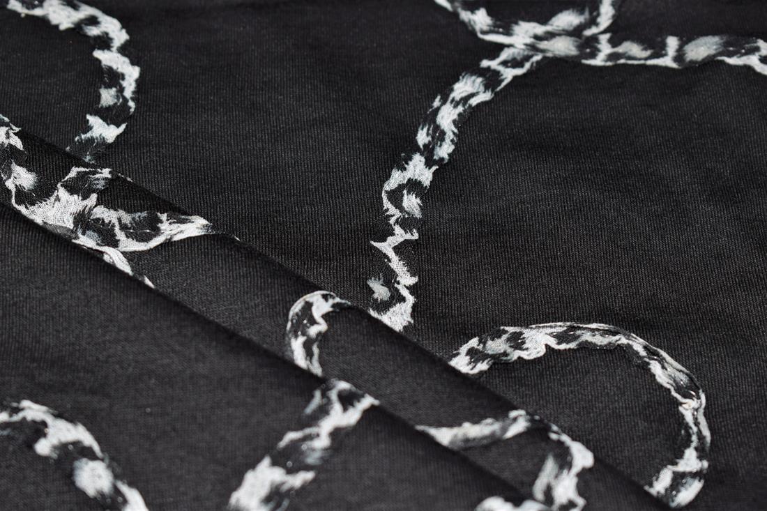 Black Printed Jersey