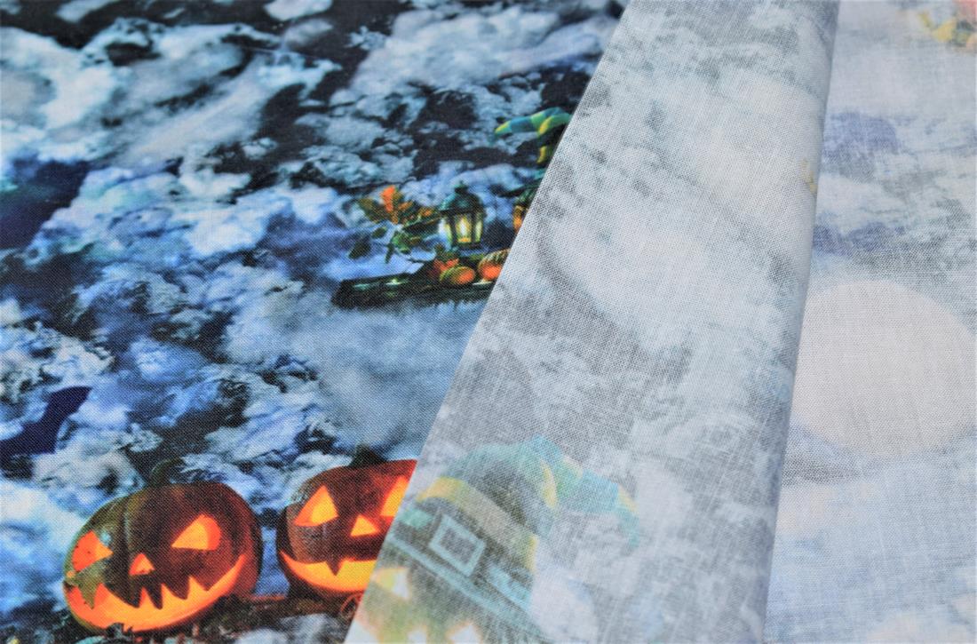 Blue Pumpkin Sky Cotton