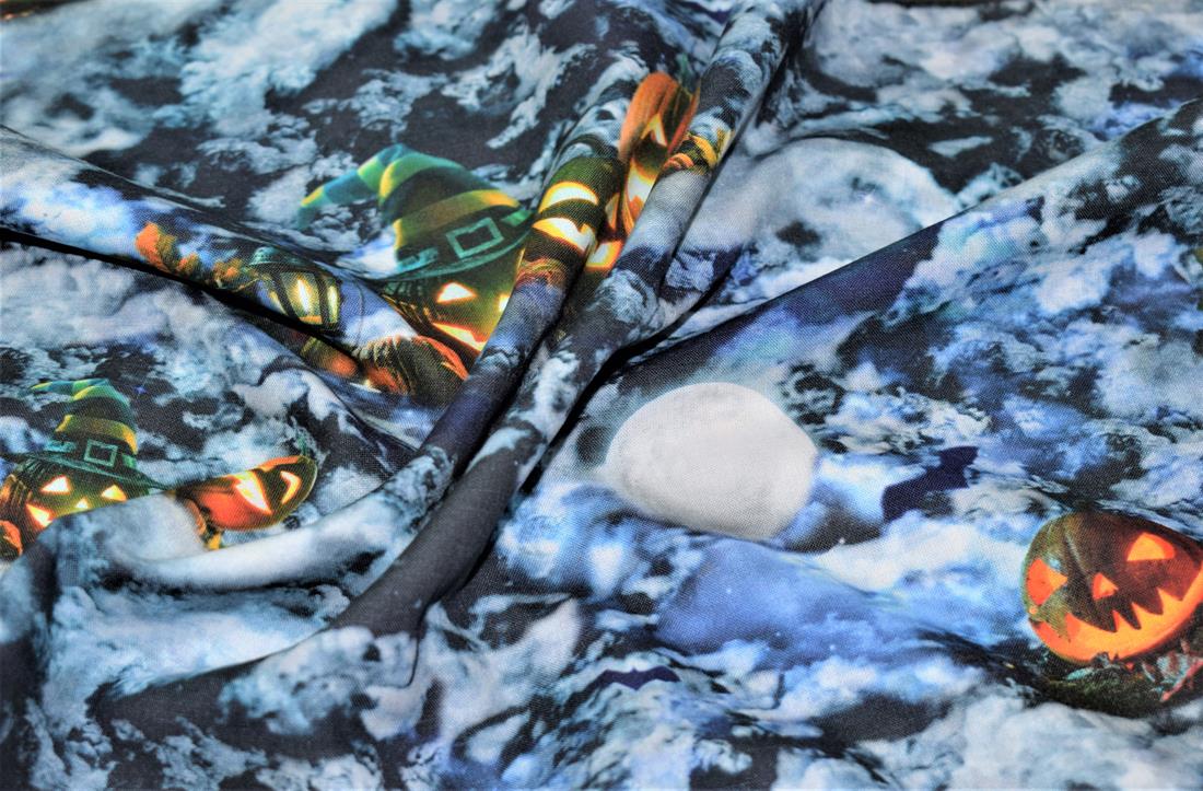 Blue Pumpkin Sky Cotton