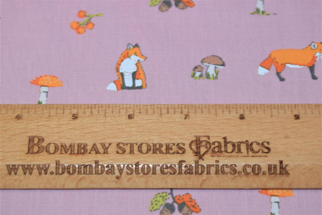 Pink Cotton Mr Fox