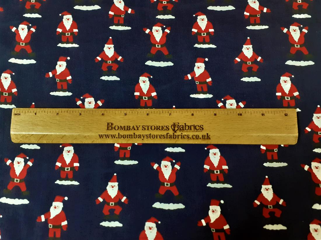 Navy Cotton SantaClause