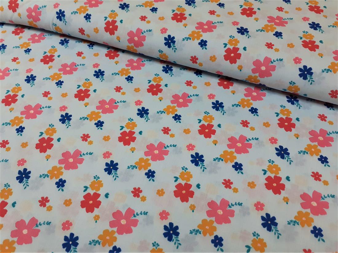 Sky Blue Cotton Flower