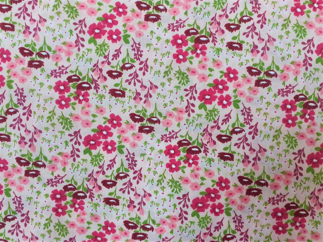 COL1 Cotton Summer Garden