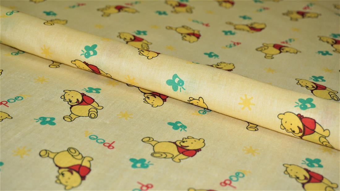 Cream Cotton Printed Poly Cottons
