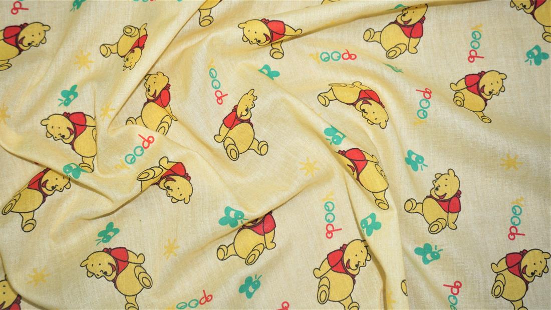 Cream Cotton Printed Poly Cottons