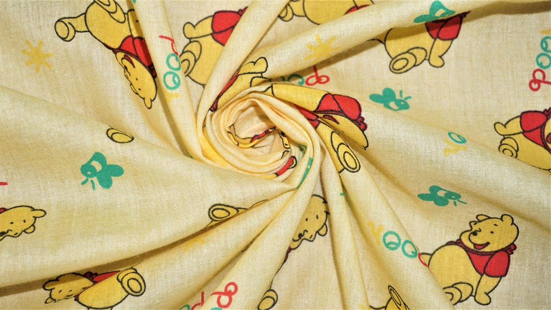 Cream Cotton Printed Poly Cottons