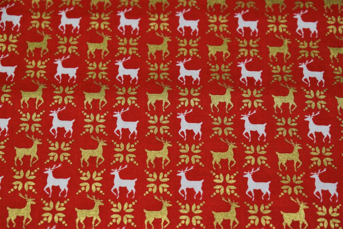 Red Cotton Reindeers