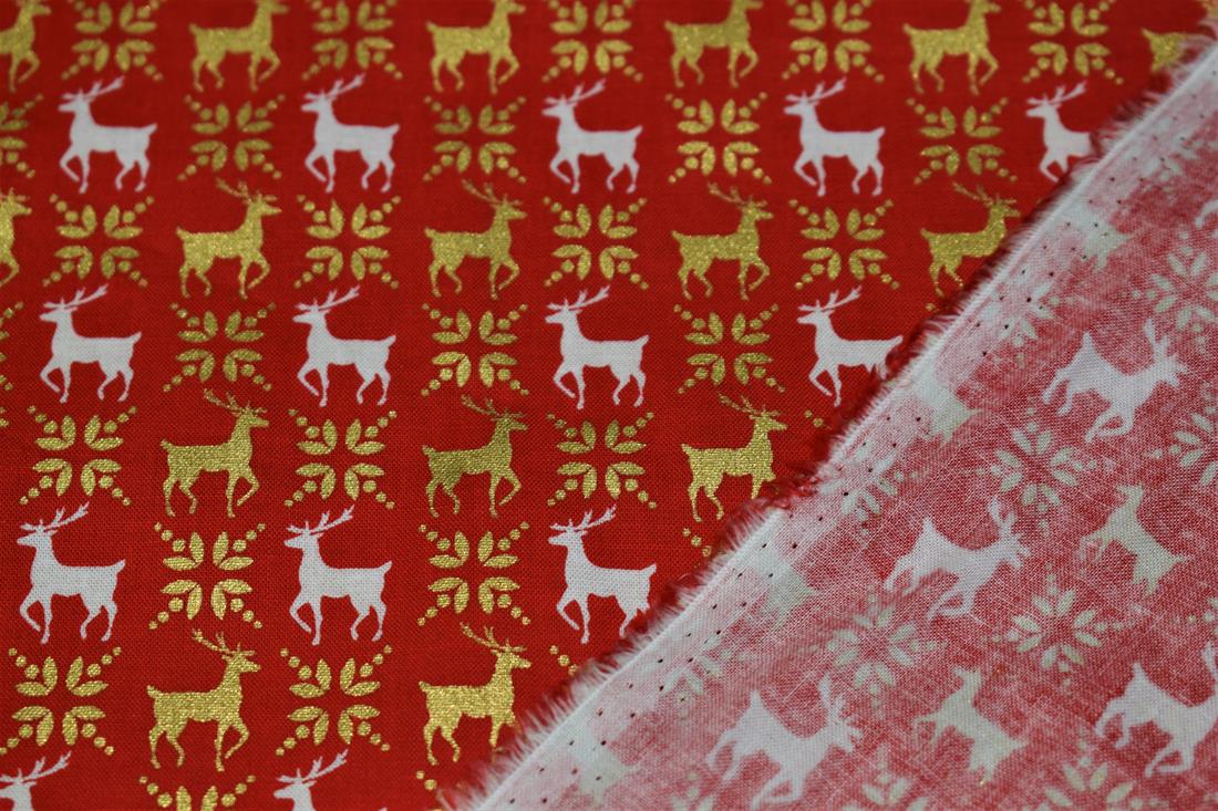 Red Cotton Reindeers