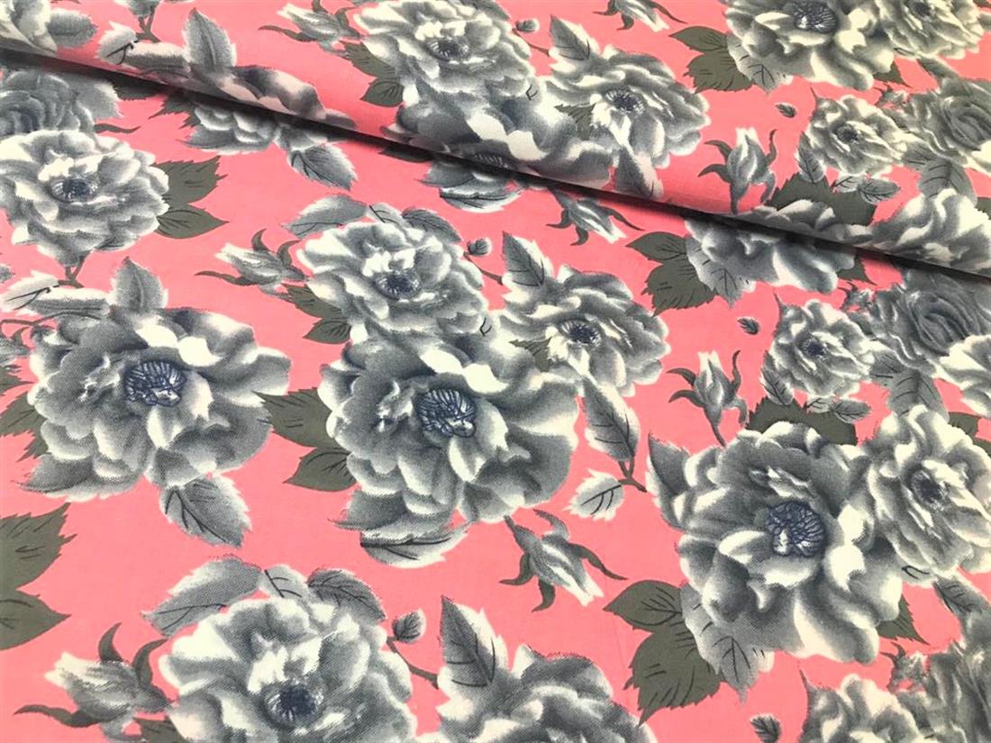 Pink Cotton Large Flower