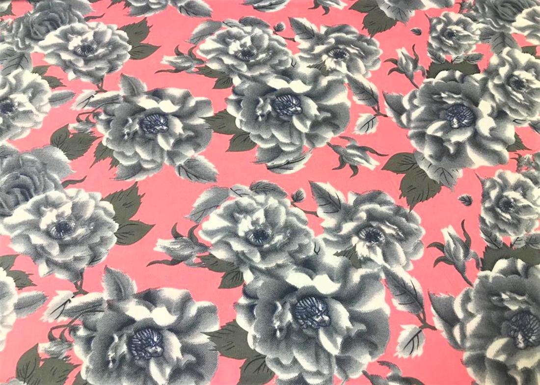 Pink Cotton Large Flower