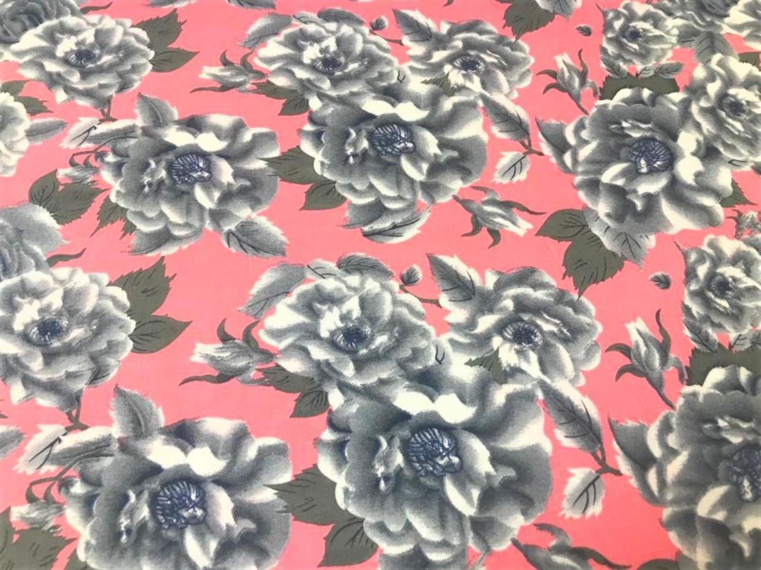 Pink Cotton Large Flower