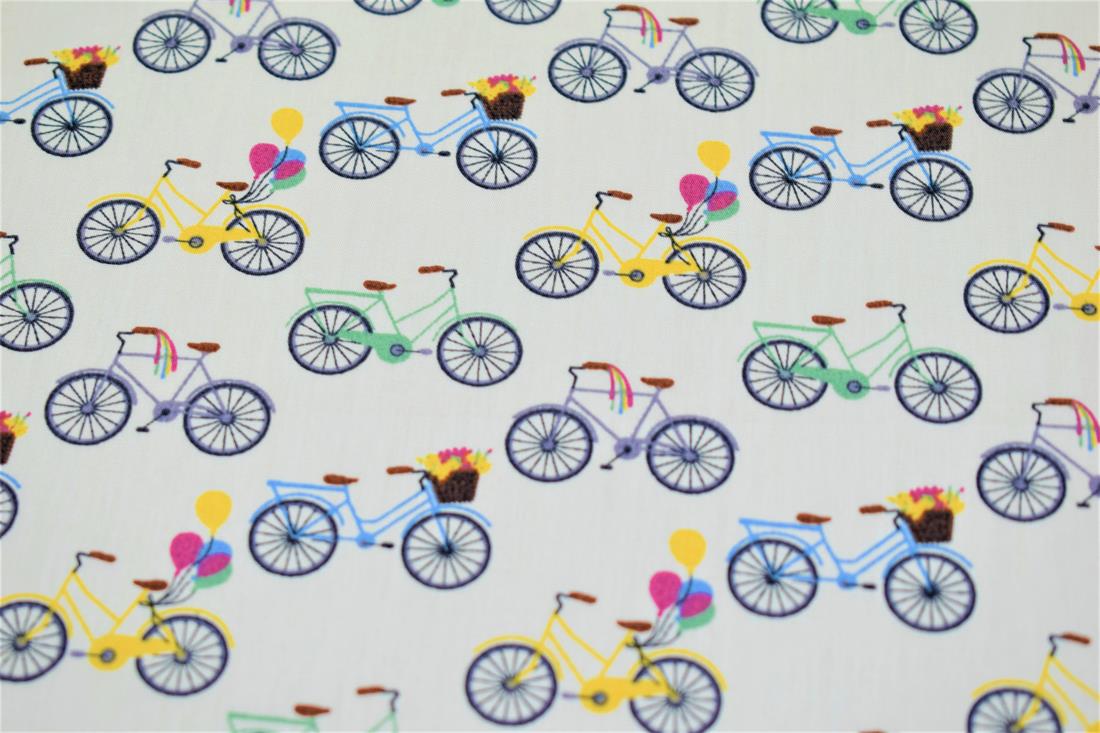 White Printed Cotton Fabrics