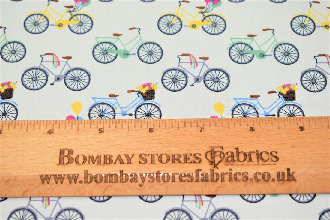 White Printed Cotton Fabrics