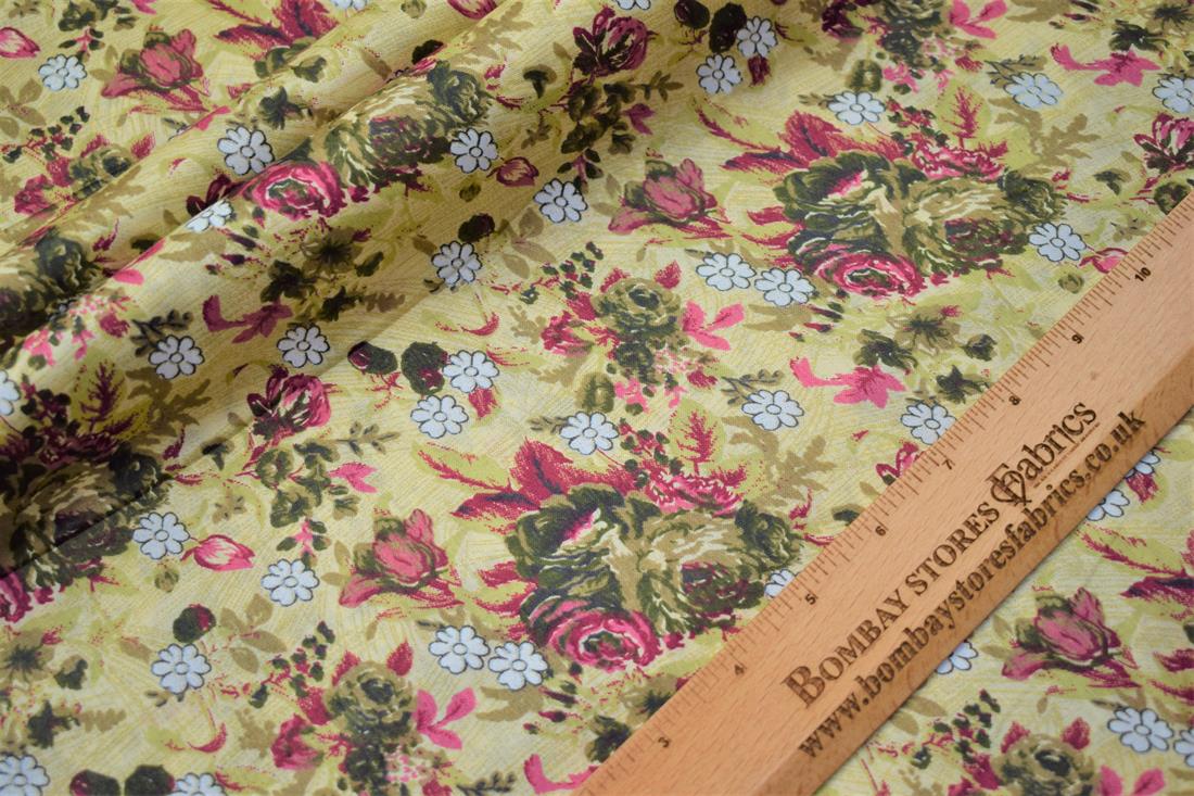 Gold Printed Lawn