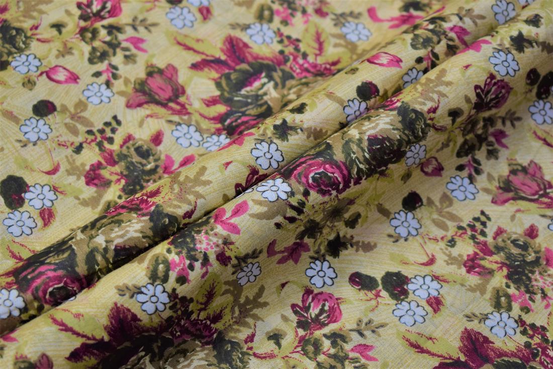 Gold Printed Lawn