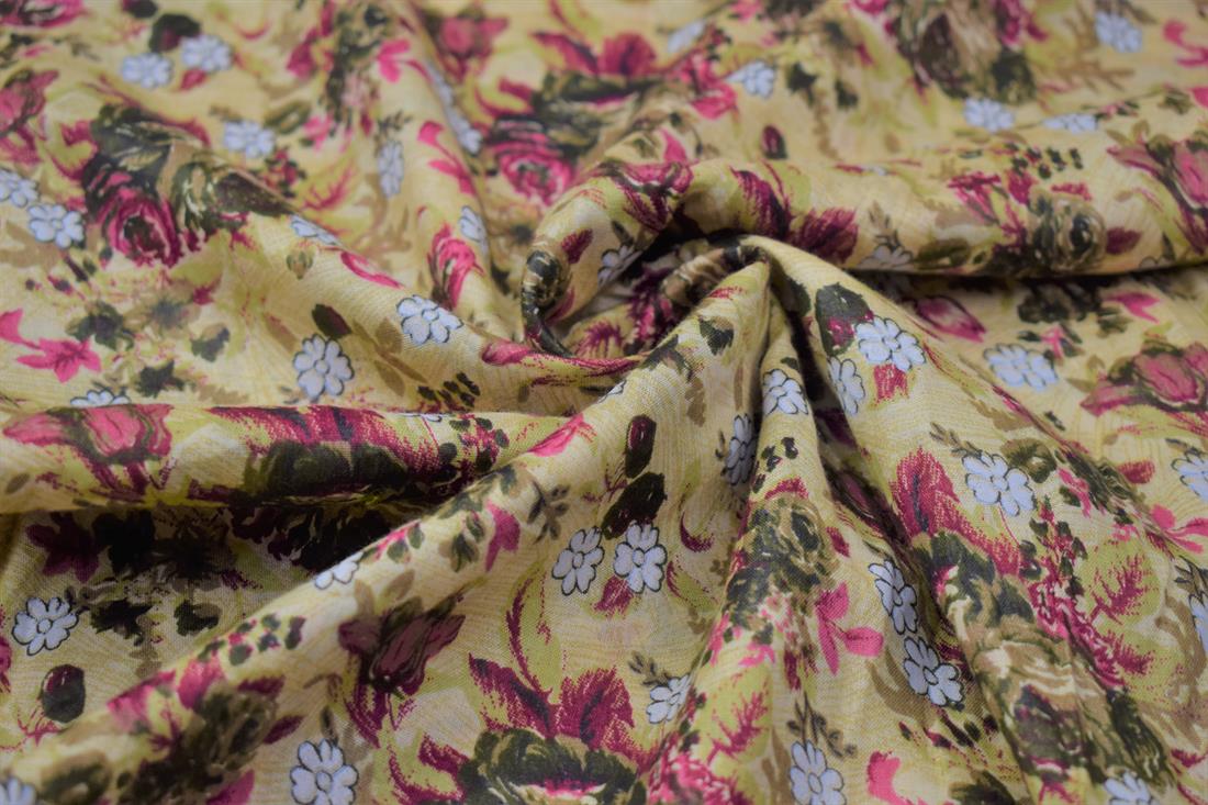 Gold Printed Lawn