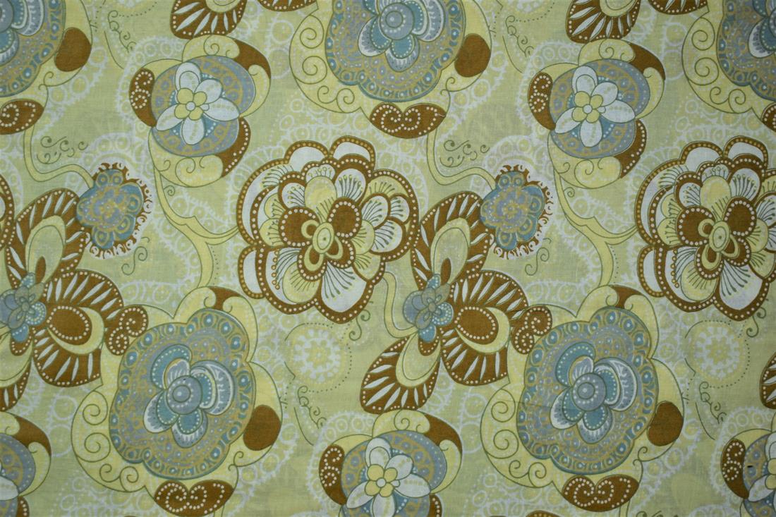 Cream Lawn Printed Cotton Lawns