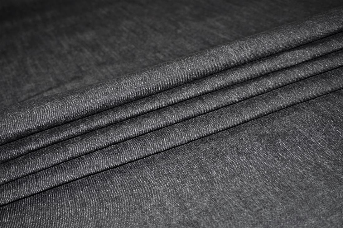 Black Col 3 Cotton Stretch Denim