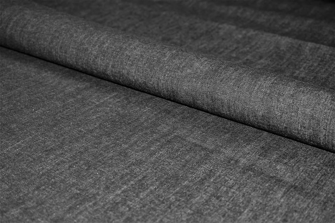 Black Col 3 Cotton Stretch Denim