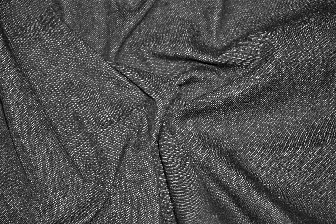 Black Col 3 Cotton Stretch Denim
