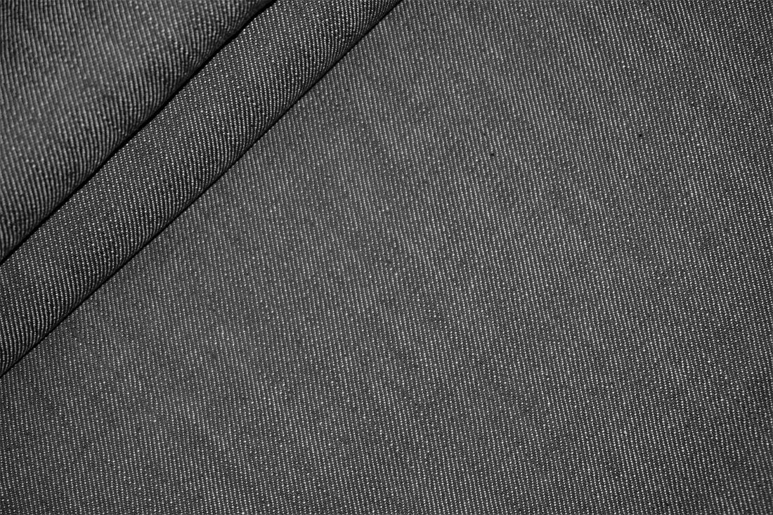 Black - Gold Col 5 Cotton Stretch Denim