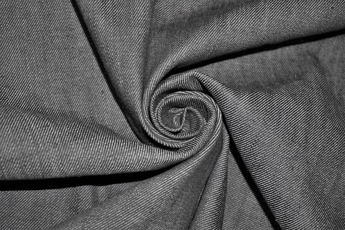 Black - Gold Col 5 Cotton Stretch Denim