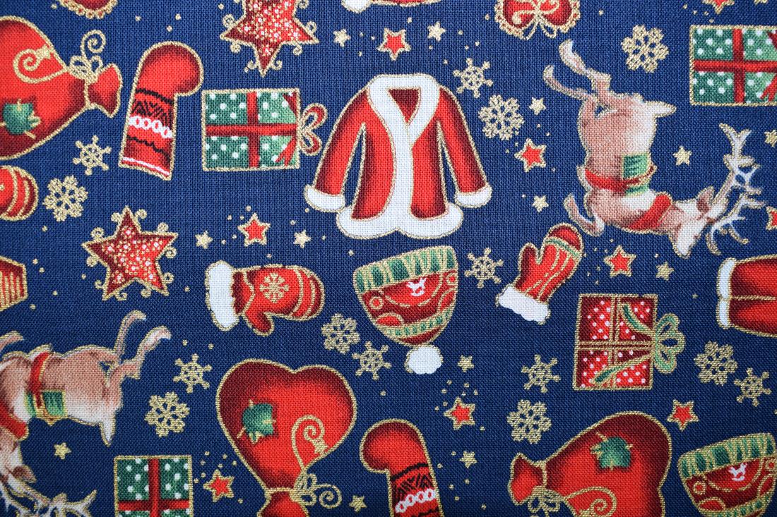 Navy Christmas Presents Cotton