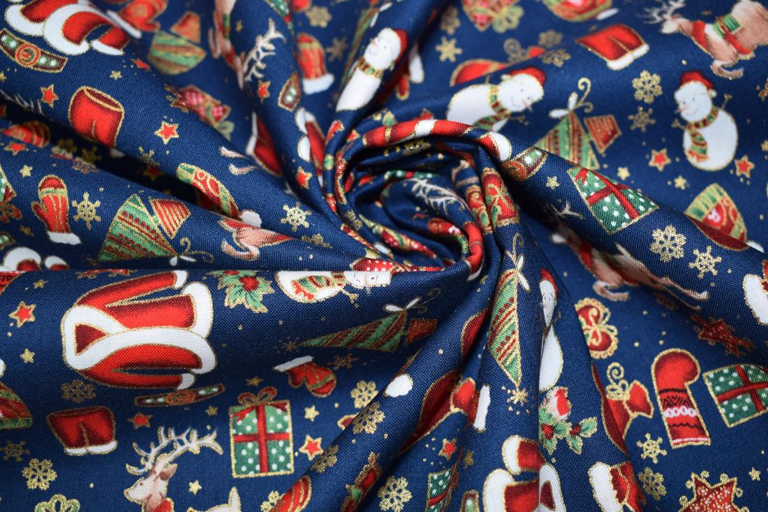 Navy Christmas Presents Cotton