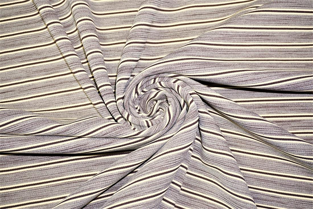 Grey & Brown Printed Jersey